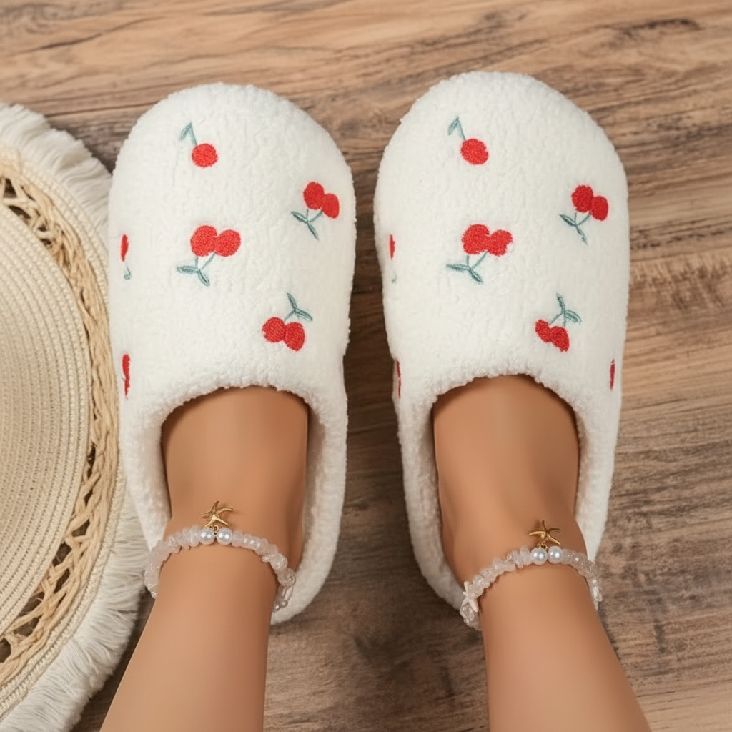 Pantoufles Douceur Cerise™
